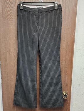 Star City Men's Charcoal Pinstripe Dress Pants